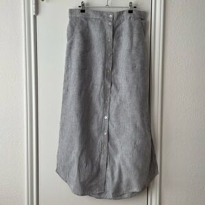 St. Tropez 100% Linen Skirt